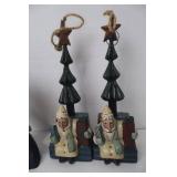 Assorted Primitive Style Christmas Ornaments and Figurines Lot