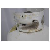 Standard Propane Tank, White, Used Condition