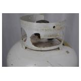 Standard Propane Tank, White, Used Condition