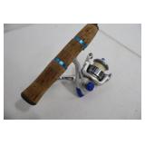 Lot of 4 Ice Fishing Rods and Reels - 13 White Noise, Jason Mitchell Meat Stick, Pro Series, OptiMax