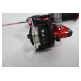 Lot of 4 Ice Fishing Rods and Reels - 13 White Noise, Jason Mitchell Meat Stick, Pro Series, OptiMax