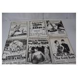 Six Vintage Posters from Classic Cinema