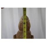 Buddha Statue - Carved Wood, Meditative Pose