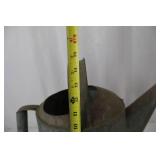 Watering Can - Galvanized Metal With Long Spout & Perforated Rose Head