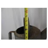 Watering Can - Galvanized Metal With Long Spout & Perforated Rose Head