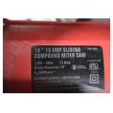 Miter Saw - Tool Shop 10-Inch Sliding Compound, 15 Amp, 120V