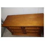 Dresser & Nightstand Set - Oak Finish, Traditional Style