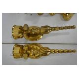 Brass Pitcher & Ornate Candlesticks - DesignCo India