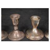 Sterling Candle Holders - Set of Five