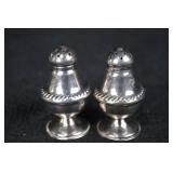 Salt Shakers - Sterling Silver - Set of 2