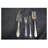 Sterling Silverware - Serving Knife & Forks, 102 g