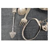 Scrap Sterling Silver - Mixed Vintage Flatware & Small Accessories