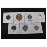 World Coins Lot - Honduras 20c & Guatemala 10c & Mexico Centavos