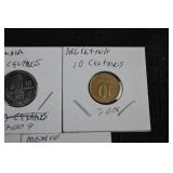 World Coins Lot - Honduras 20c & Guatemala 10c & Mexico Centavos