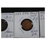 Indian Head Cents - Assorted Dates Collection
