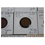 Indian Head Cents - Assorted Dates Collection