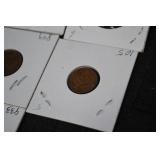 Coins - NL 1c 2003 & GR 10 Drachmes & FR 5 Centimes & DK 100 Øre & SE 50 Öre