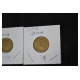 Spain 1 Peseta Coins - Assorted Years
