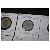 Coins - Russia & Poland & Bulgaria & Czechoslovakia (1960s-1990s)