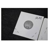 Austria Coins - 7 Groschen 1906 & 2 Groschen 1952 & 2 Groschen 1954 & 10 Groschen 1925