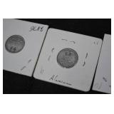 Austria Coins - 7 Groschen 1906 & 2 Groschen 1952 & 2 Groschen 1954 & 10 Groschen 1925