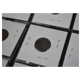 Indian Head Cent Coins - 12-Coin Card Flip Lot (1899-1908)