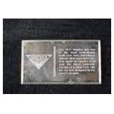 Sterling Silver Bar - 1911 Simplex Car Motif
