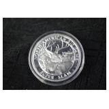 North American Bison 1oz Silver Round - Encapsulated Coin