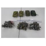 Tank Model Kits - Unpainted Plastic, 4 Tanks + Extra Parts