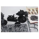 Fantasy Demon/Beast Miniatures Set - Unbranded, Unpainted Plastic Sprues