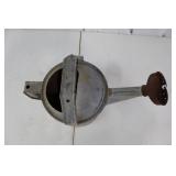 Watering Can - Galvanized Metal, Long Spout, Sprinkler Rose