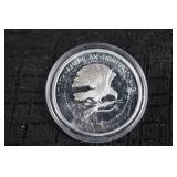.999 Silver Round - North American Big Game - Deer Head