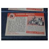 World on Wheels Card Set - BRM & Effyh & Ferrari & Cummins Diesel & Cooper-Bristol & Maserati