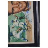Baseball Card - 1956 Topps Eddie Yost #128 Autographed