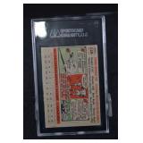 Baseball Card - 1956 Topps Eddie Yost #128 Autographed