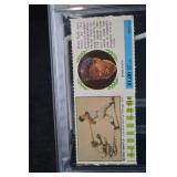 Hall Of Famer Baseball Card - Mantle & Ruth Double - 1968 American Oil