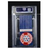 Hall Of Famer Baseball Card - Mantle & Ruth Double - 1968 American Oil