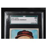 Baseball Card - 1965 Topps #150 Hall Of Famer Brooks Robinson SGC VG 3