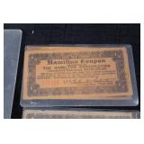Vintage Cigar Coupons & Labels - Hamilton Corp. & United Cigar Stores