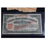 Vintage Cigar Coupons & Labels - Hamilton Corp. & United Cigar Stores