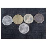 One Dollar Gaming Token Lot - Leech Lake Reservation & Native American Tokens