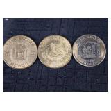 Hawaiian Island Dollar Set - Kauai Dollar & Maui No Ka Oi The Valley & Kona Dollar 1972 Hawaii