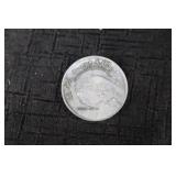 Coin - Native American Headdress Portrait (Silver-Toned)