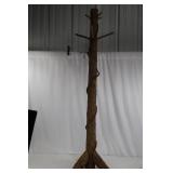 Coat Rack - Tree Trunk with Branch Hooks