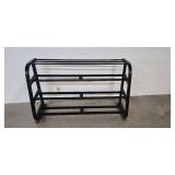 Huge and Heavy-Duty 4 Tier Commercial Dumbbell Rack (Used) : Dimensions  of 77"L x 24"W x 48"H