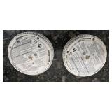 Lot of 2 Smoke Alarms from a shutdown Hotel