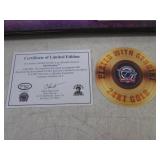 (FS) Framed Jimi Hendrix 24K Gold P...