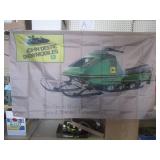 (FS) 3 ft x 5 ft John Deere Snowmob...
