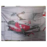 (FS) 3 ft x 5 ft Yamaha Snowmobiles...