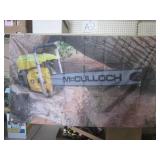 (FS) 3 ft x 5 ft McCulloch Chainsaw...